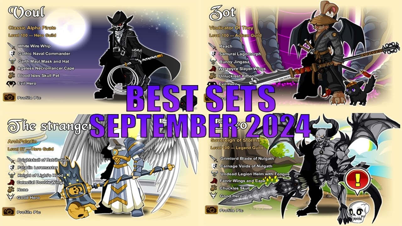 AQW - Best Sets Of The Month ( September 2024 )