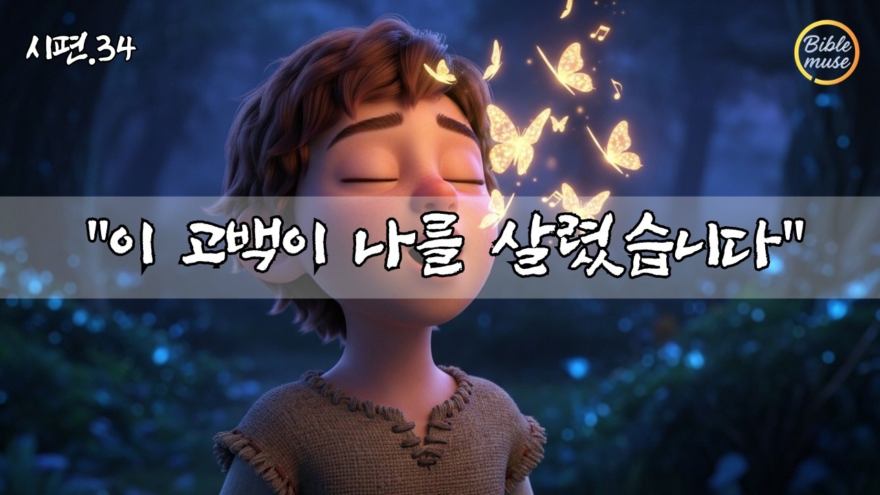 여호와는 마음이 상한 자를 가까이 하시고... 무너진 마음을 심폐소생하는 찬양 ㅣ시편 34편 말씀 찬양ㅣ두려움이 사라지다ㅣccm 감동 찬양