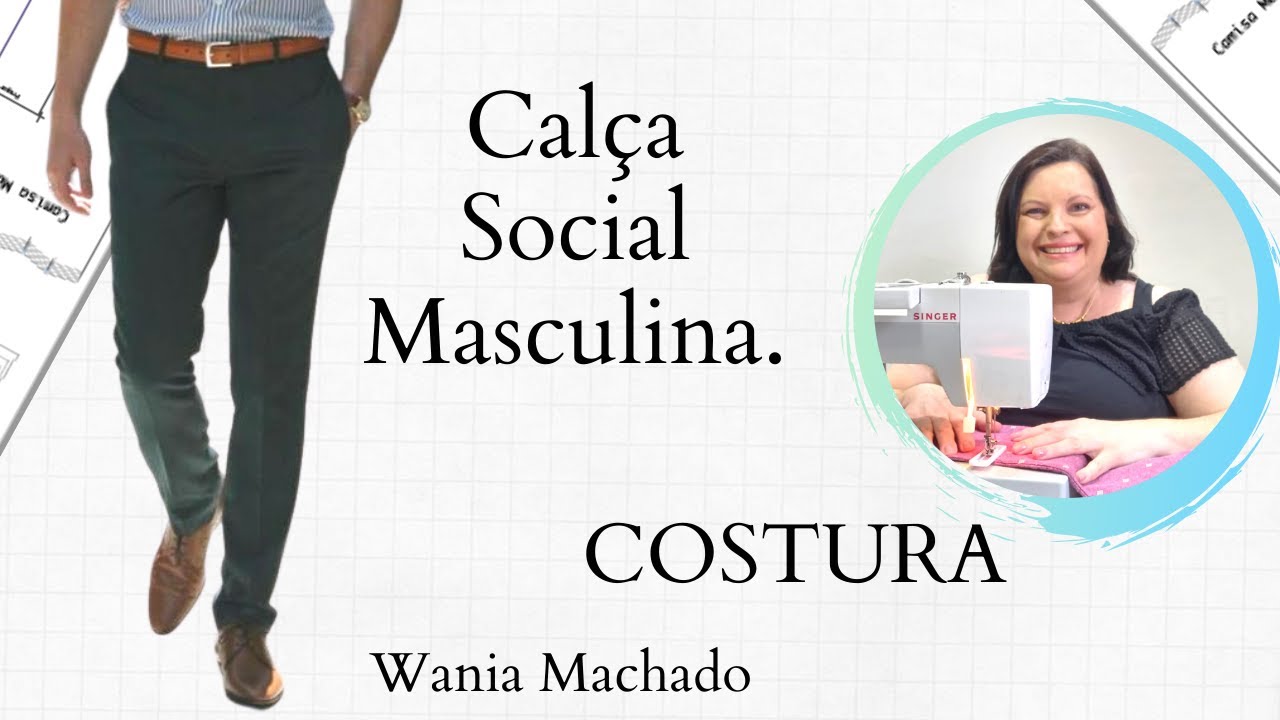 Calça Social Masculina – Costura