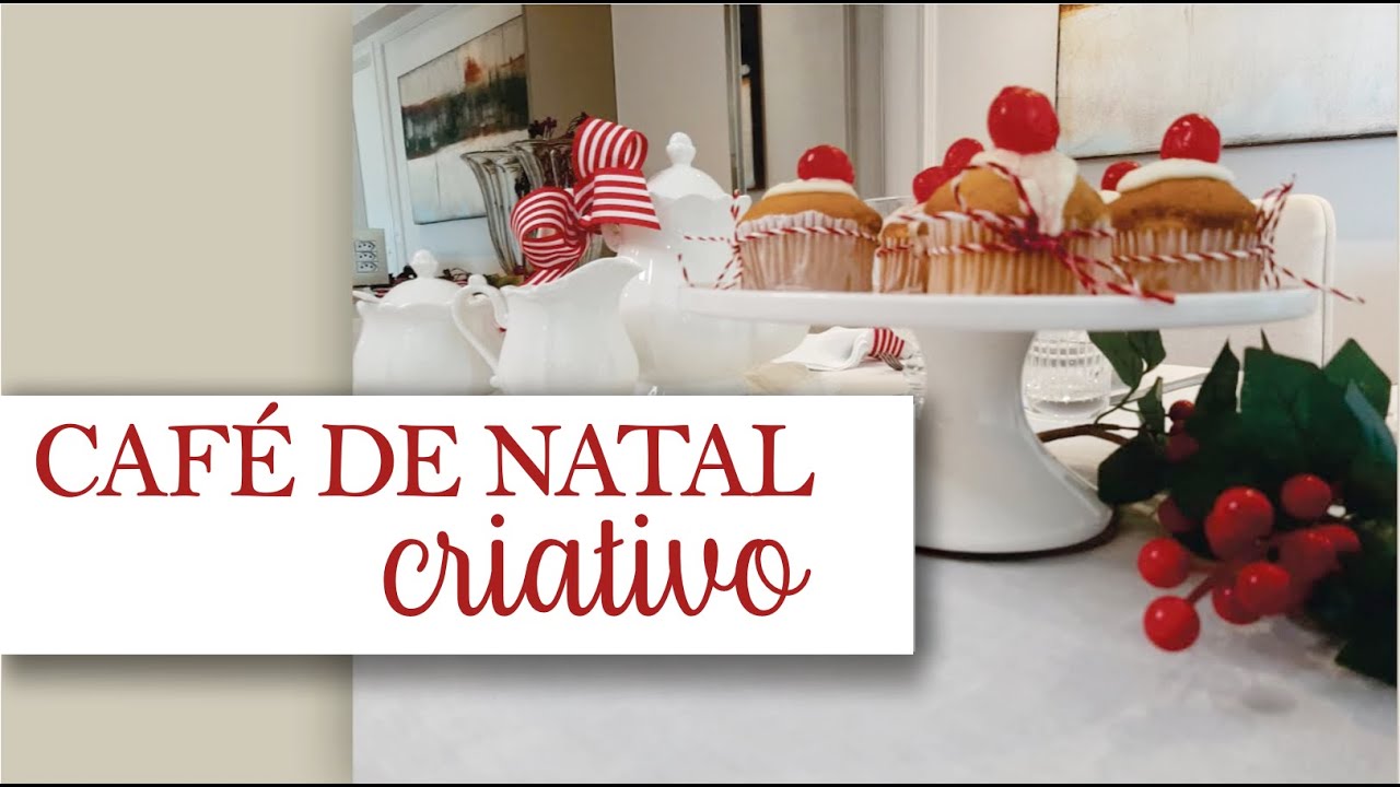 Como montar mesa posta de café de natal com soluções criativas