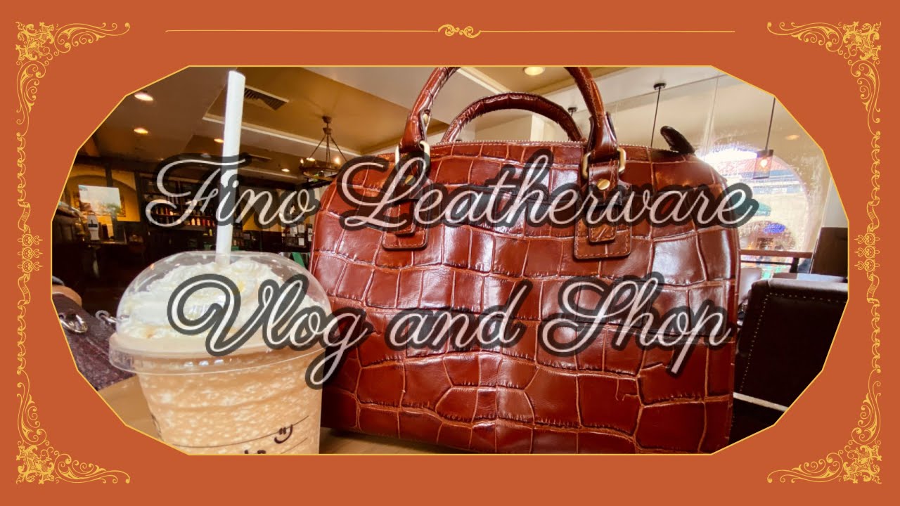 Fino Leatherware Vlog Alabang Town Center