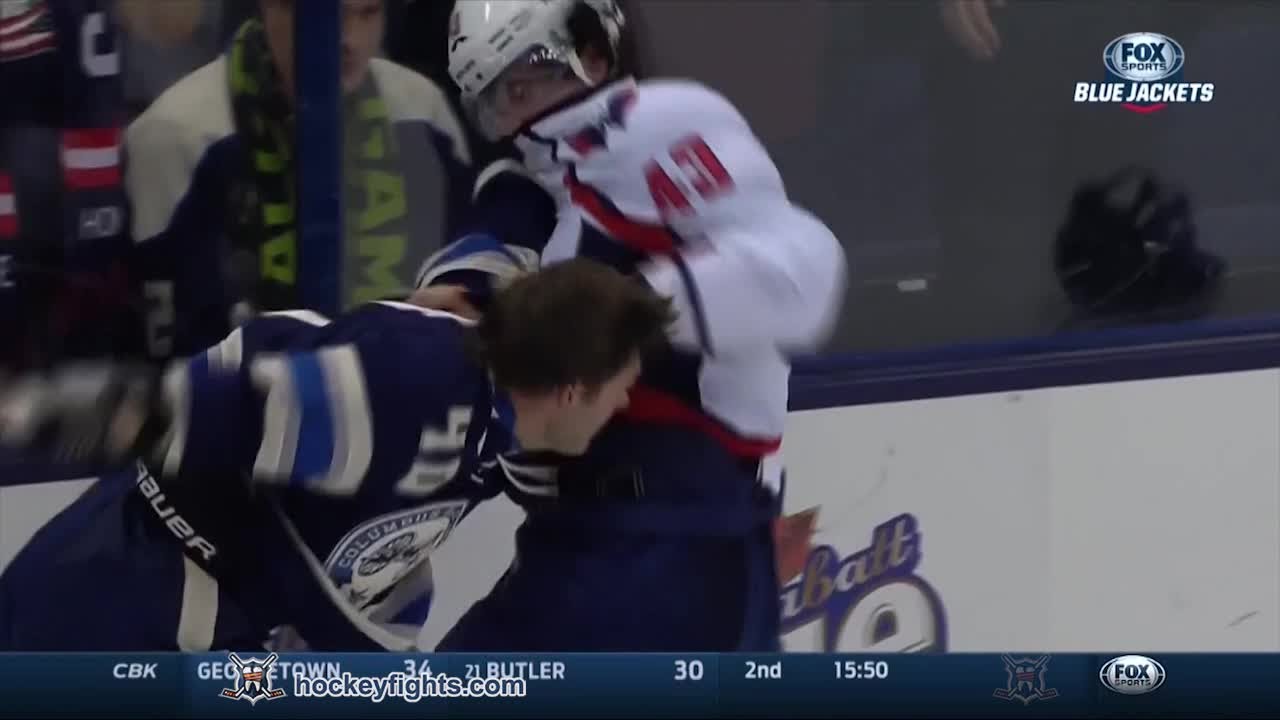 Tom Wilson vs Jared Boll Mar 3, 2015