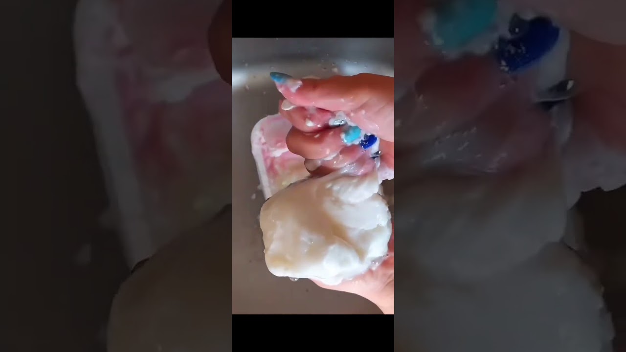 Creative soap mushy asmrrr