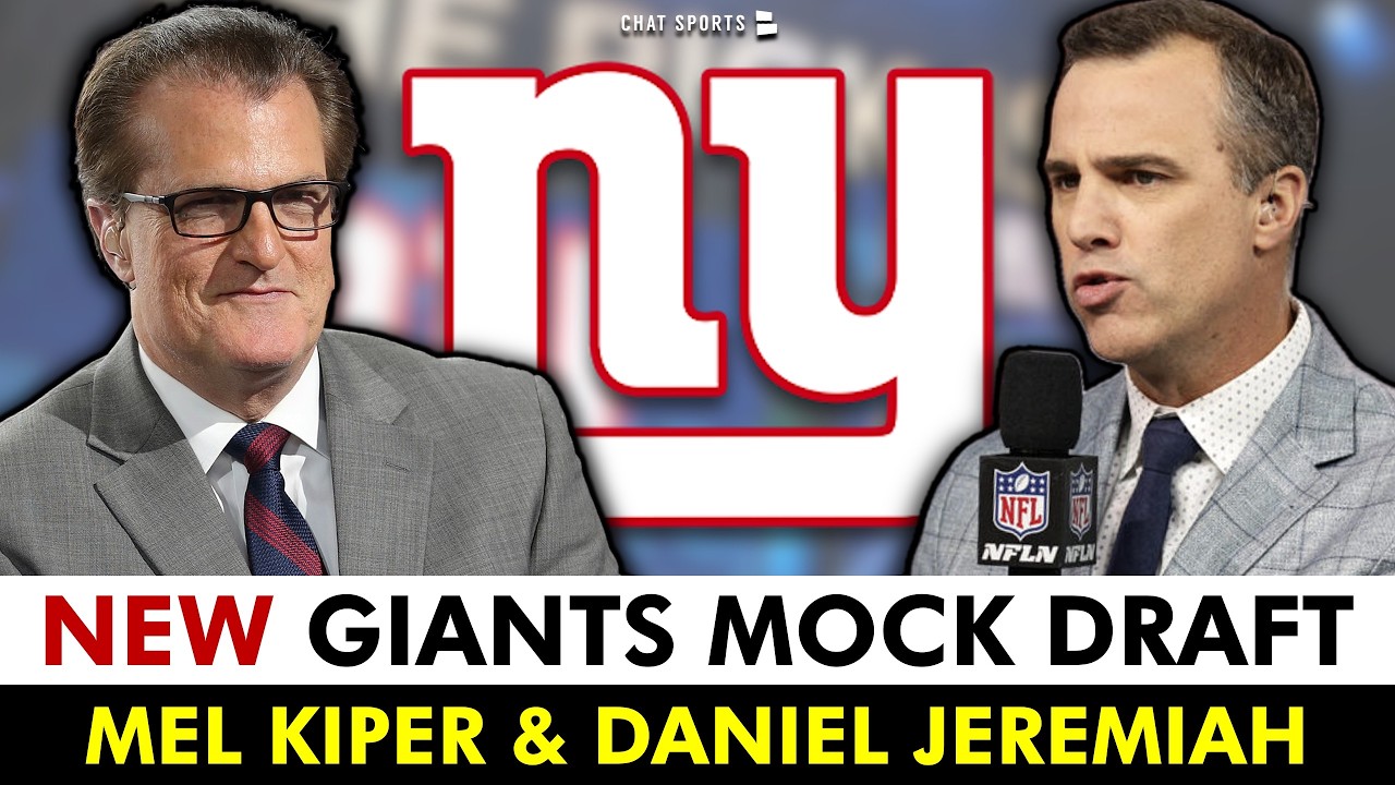 NEW Giants Mock Draft via Mel Kiper & Daniel Jeremiah