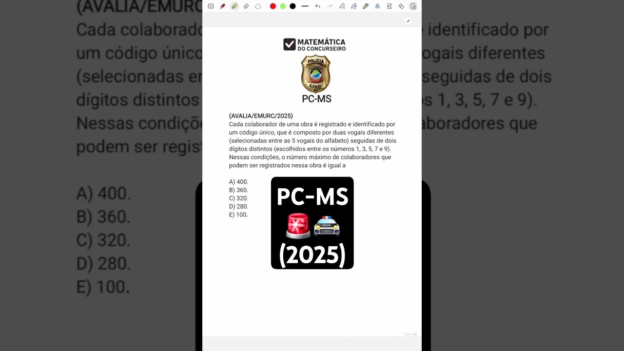 Concurso PC-MS 2025 🚨