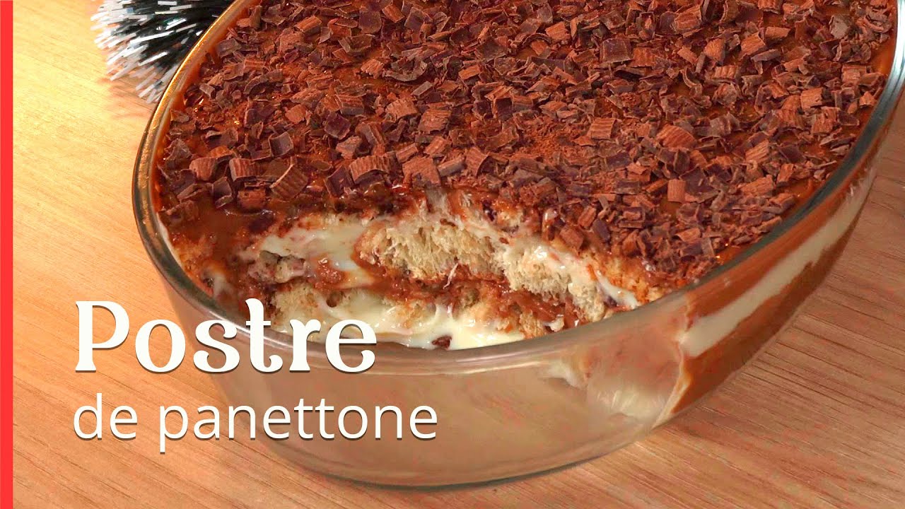 ¡Este postre de panettone es perfecto para tus celebraciones de fin de año!