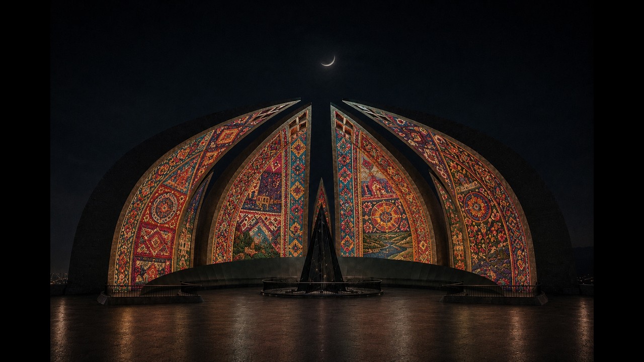 Projection Mapping | 1st Commemoration of Marka-e-Haq | Pakistan Monument, Islamabad | 2026