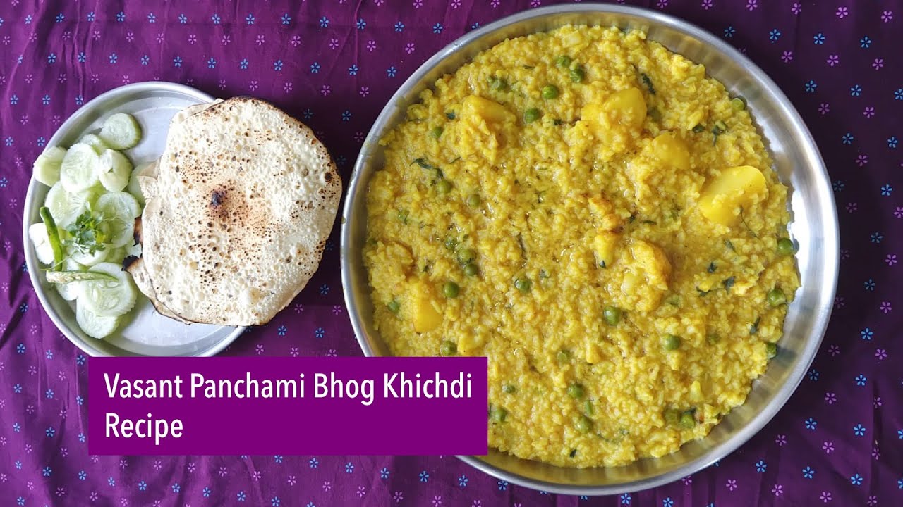 Vasant Panchami 🌼 Bhog Khichdi Recipe I @Foodieefantasy 👩🏻‍🍳