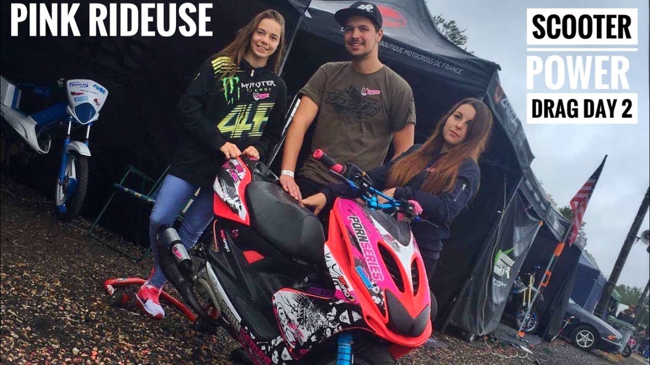 SCOOTER POWER - #DragDay2 / PINK RIDEUSE à Salbris !