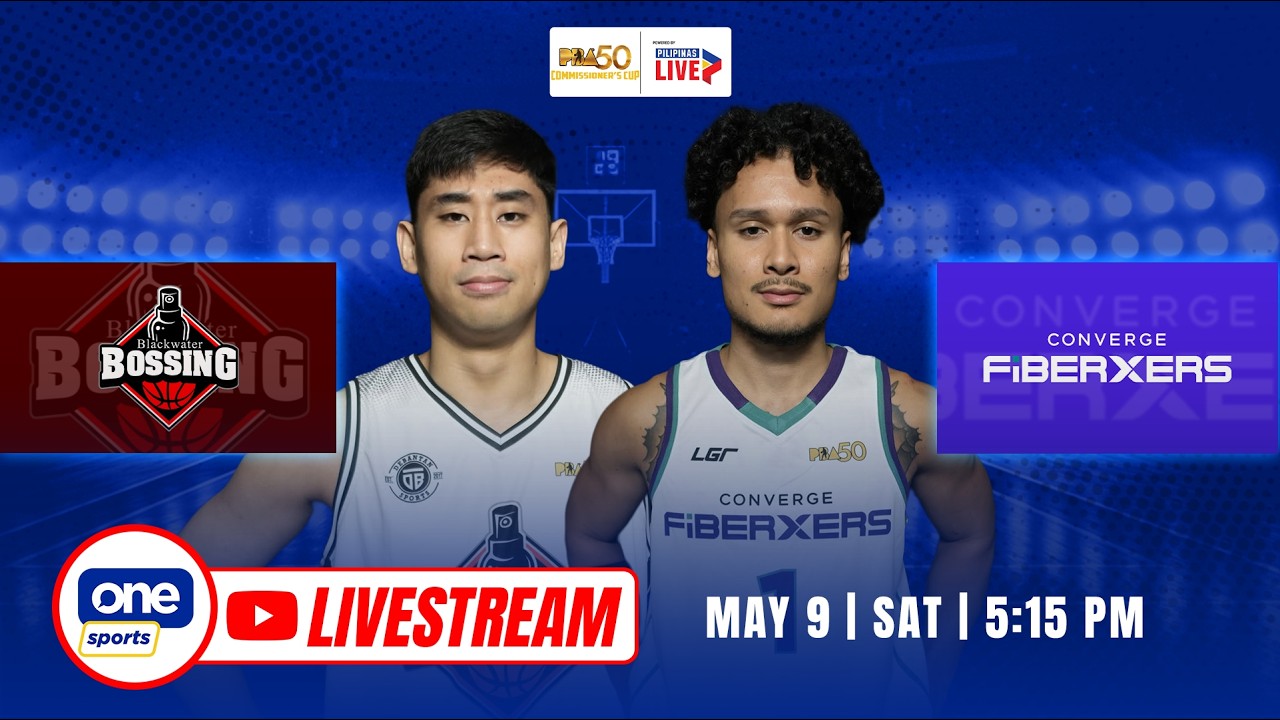 LIVE: BLACKWATER vs CONVERGE | PBA SEASON 50 COMMISSIONER&rsquo;S CUP | MAY 9, 2026