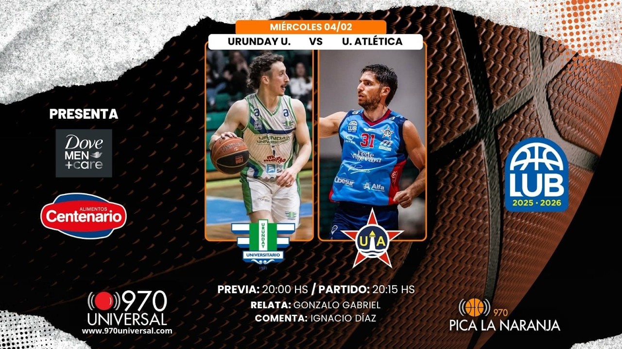 URUNDAY UNIVERSITARIO vs UNION ATLETICA BASKETBALL EN VIVO POR 970 AM UNIVERSAL