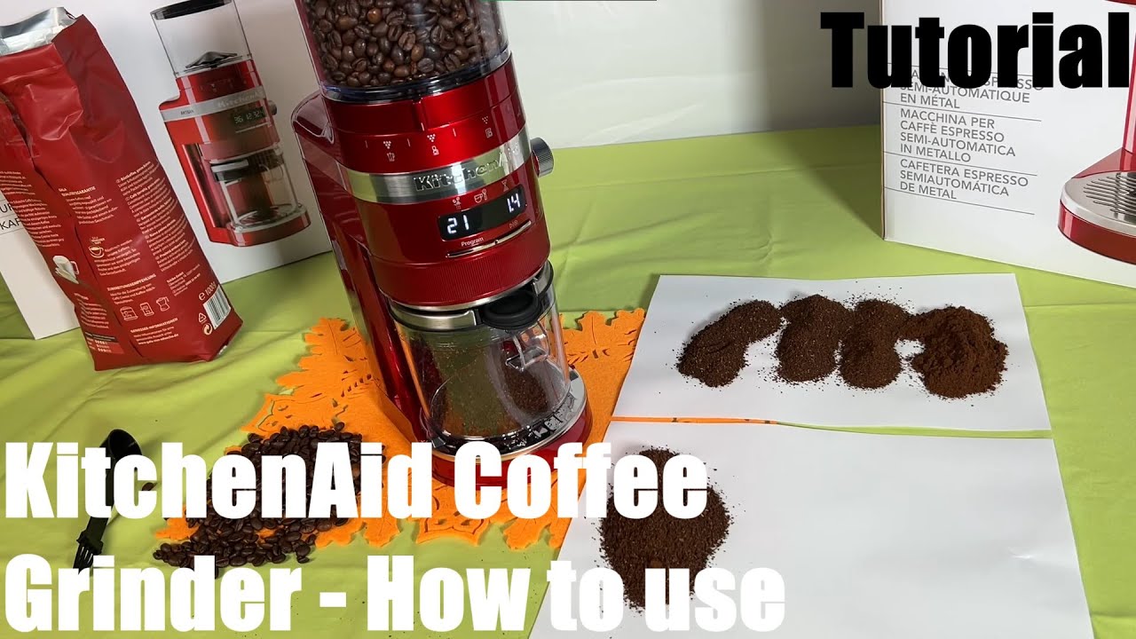 How to use your KItchenAid Burr Coffee Grinder for perfect grinding, dosing & coffee - Artisan mill