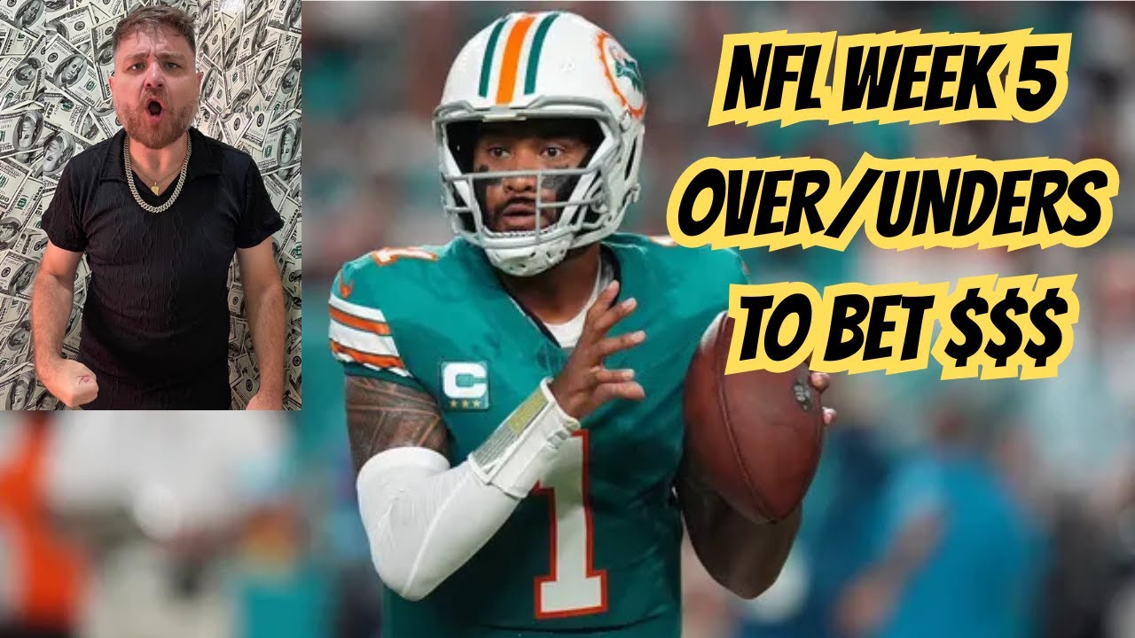 Ставки на тотал больше/меньше очков на 5-й неделе НФЛ $$$