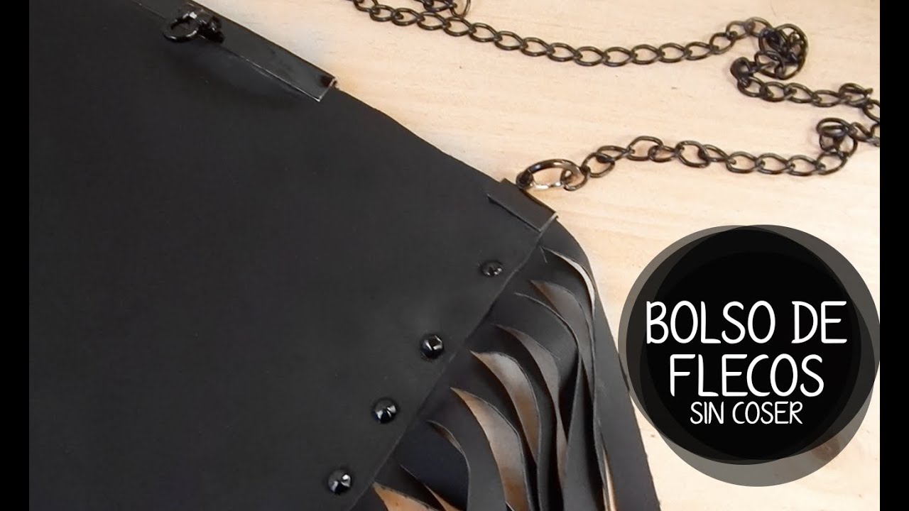 Bolso de flecos SIN COSER! DIY muy fácil! Mirror Mirrror