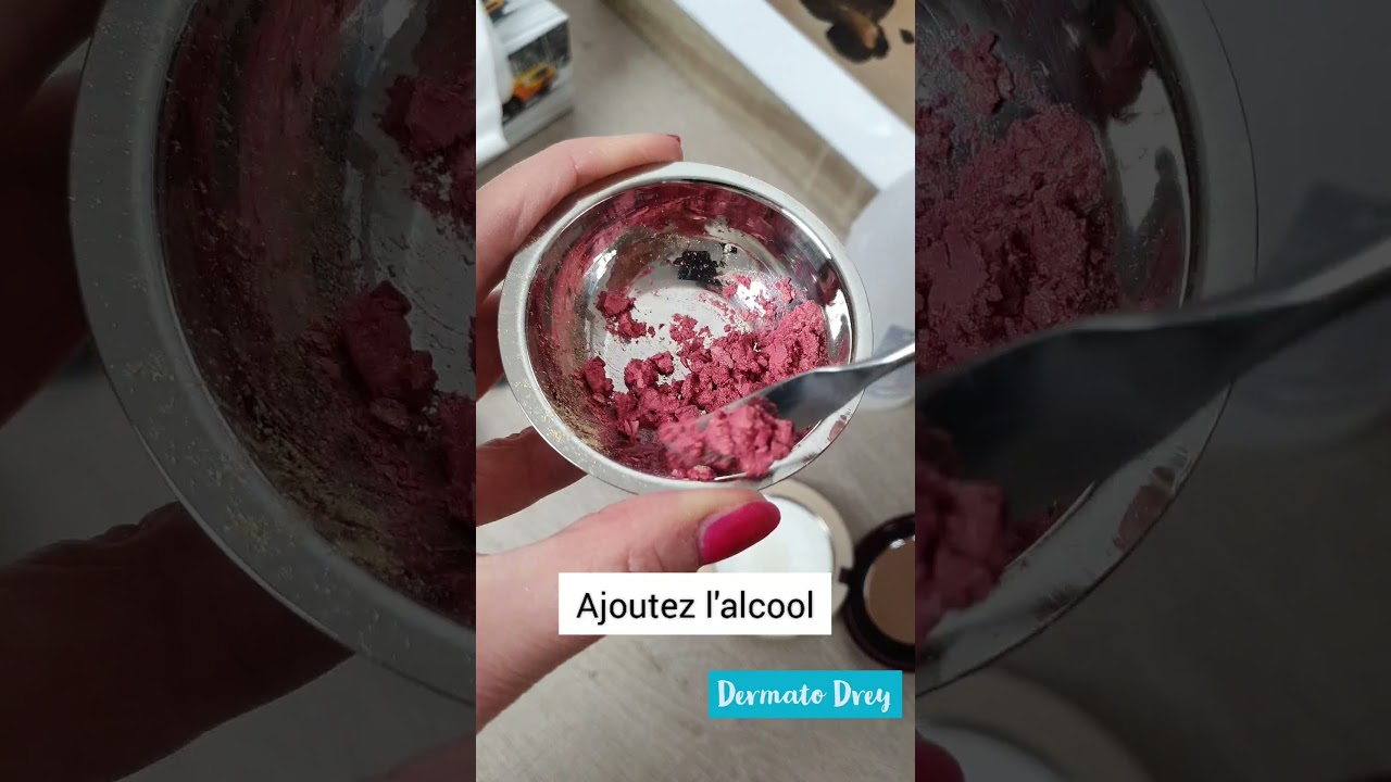 Tuto réparer du maquillage cassé ! poudre compacte, blush ou fard en fin de vie👩🏼‍⚕️Dermato Drey