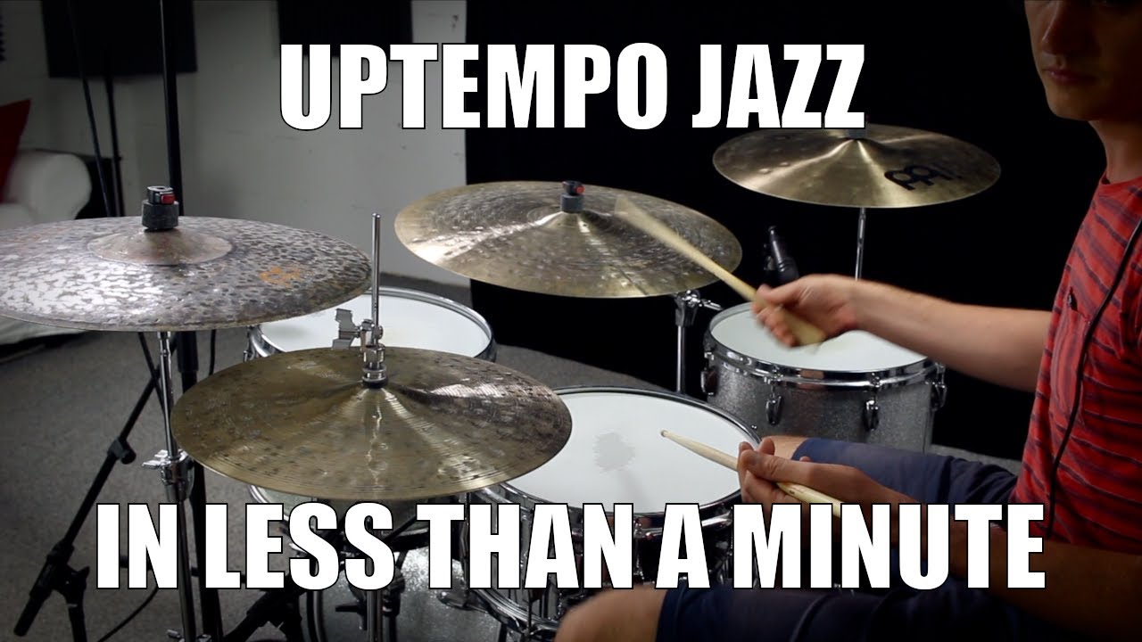 Uptempo Jazz in less than a Minute - Daily Drum Lesson