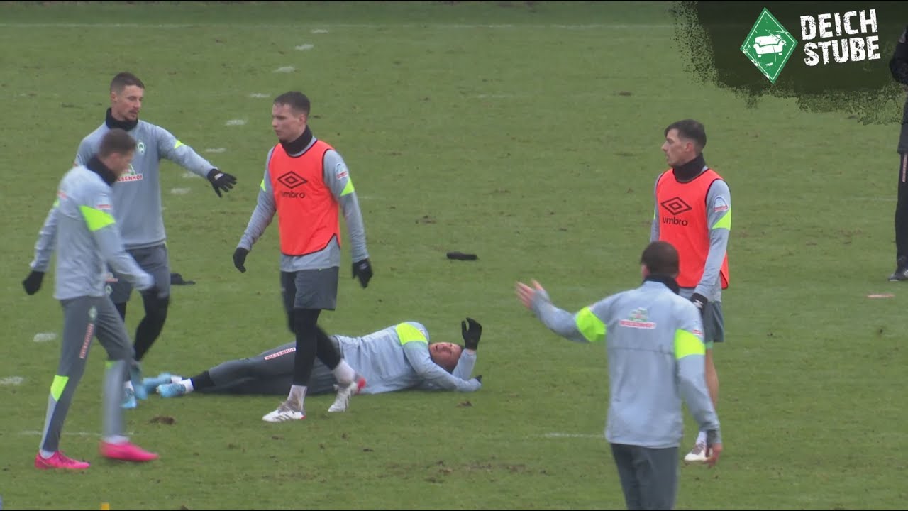 Hitziges Werder Bremen-Training: Marco Friedl gerät mit Niklas Schmidt aneinander