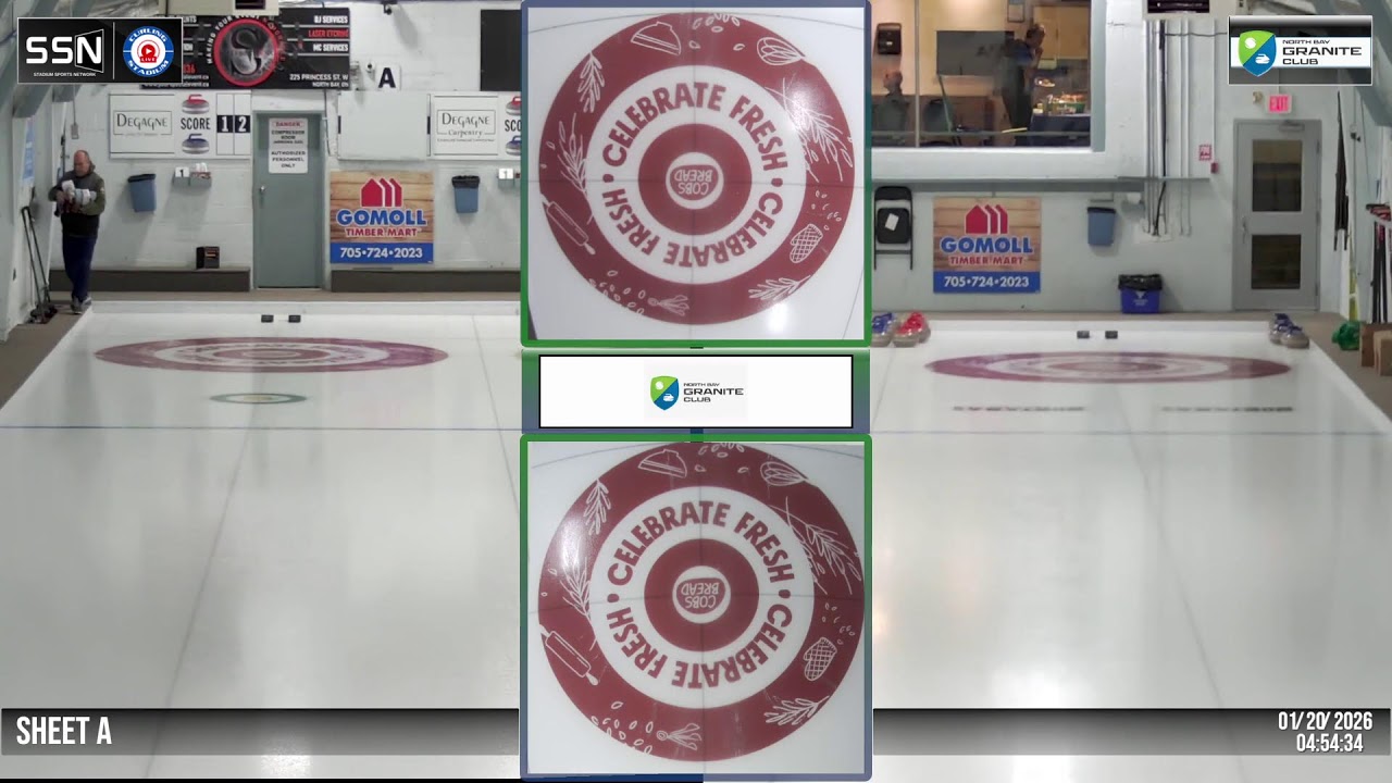 DWM Masters Bonspiel Draw #2, SHEET A | 01-20-26