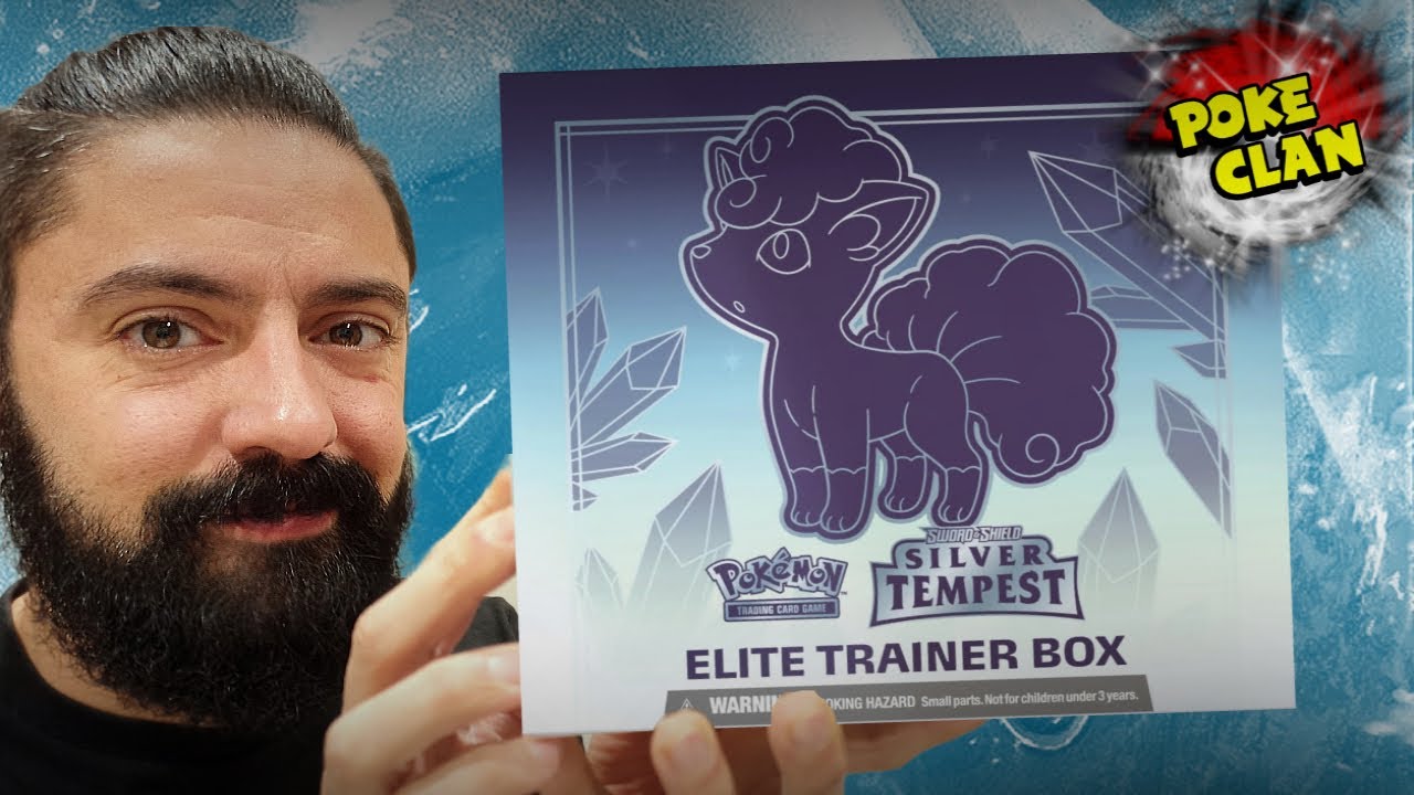 APERTURA CARTAS POKEMON DE CAJA DE ENTRENADOR ELITE DE SILVER TEMPEST - COLABORACION POKECLAN #1