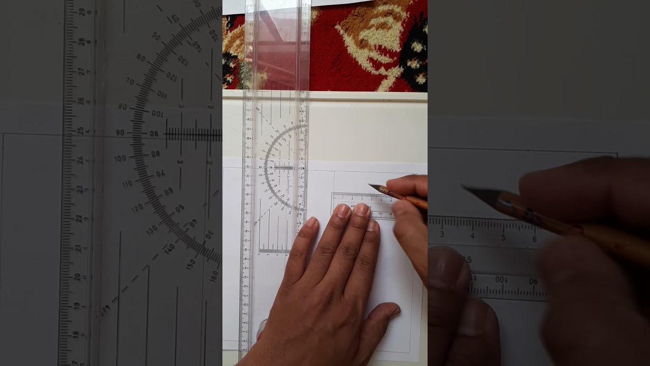 رسم المساقط الثلاثة للمنظور / الفصل السادس / المهندس حسين جوده