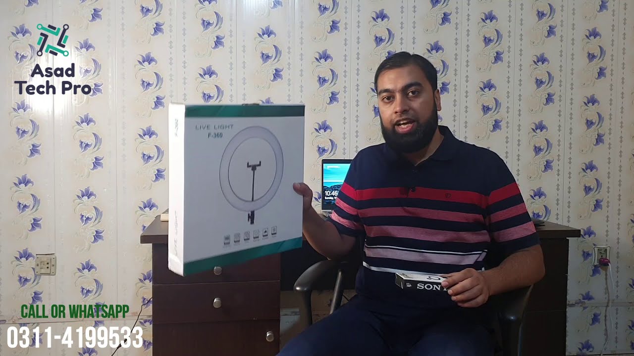 36CM Ring light F-360 for YouTube, Tiktok and Professional work