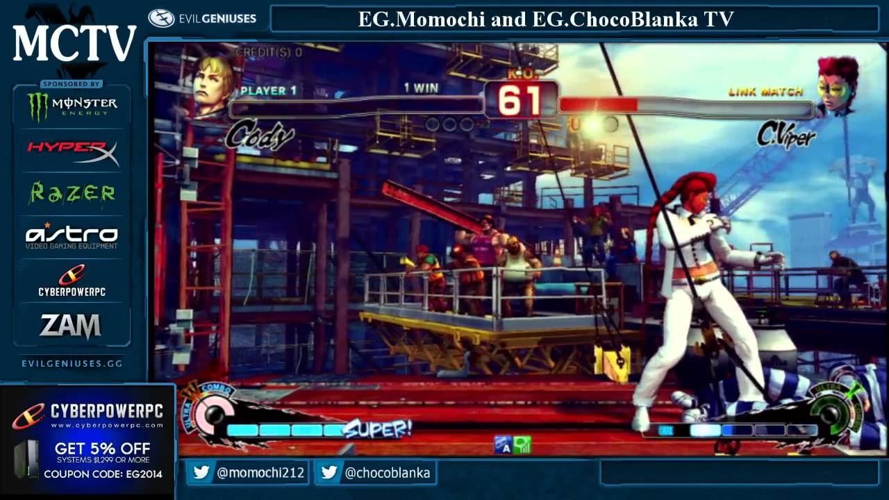 【MCTV】EG.Momochi(Cody) vs Kindevu(C.Viper) 【USF4】