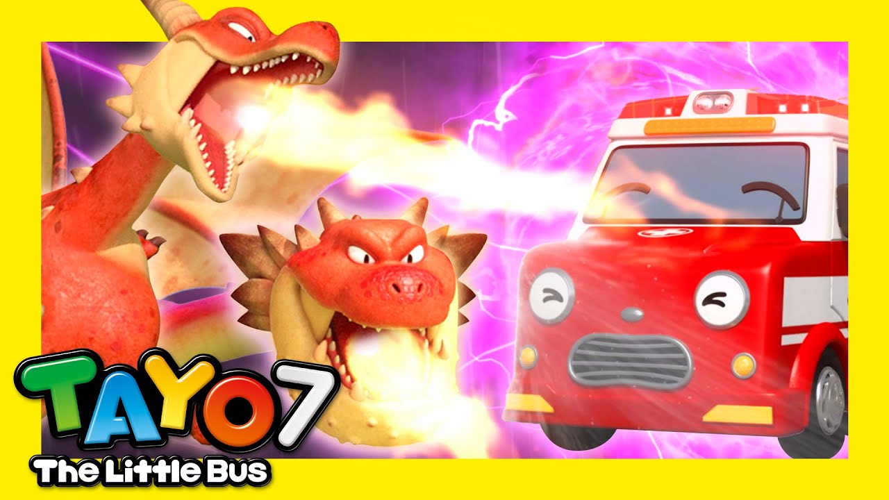 🚌タヨ 第7 シーズン 第5話 l 魔法動物が大暴れ l ちびっこバス タヨ