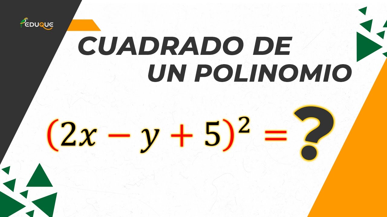 El cuadrado de un polinomio nunca había sido tan fácil || Explicación sencilla