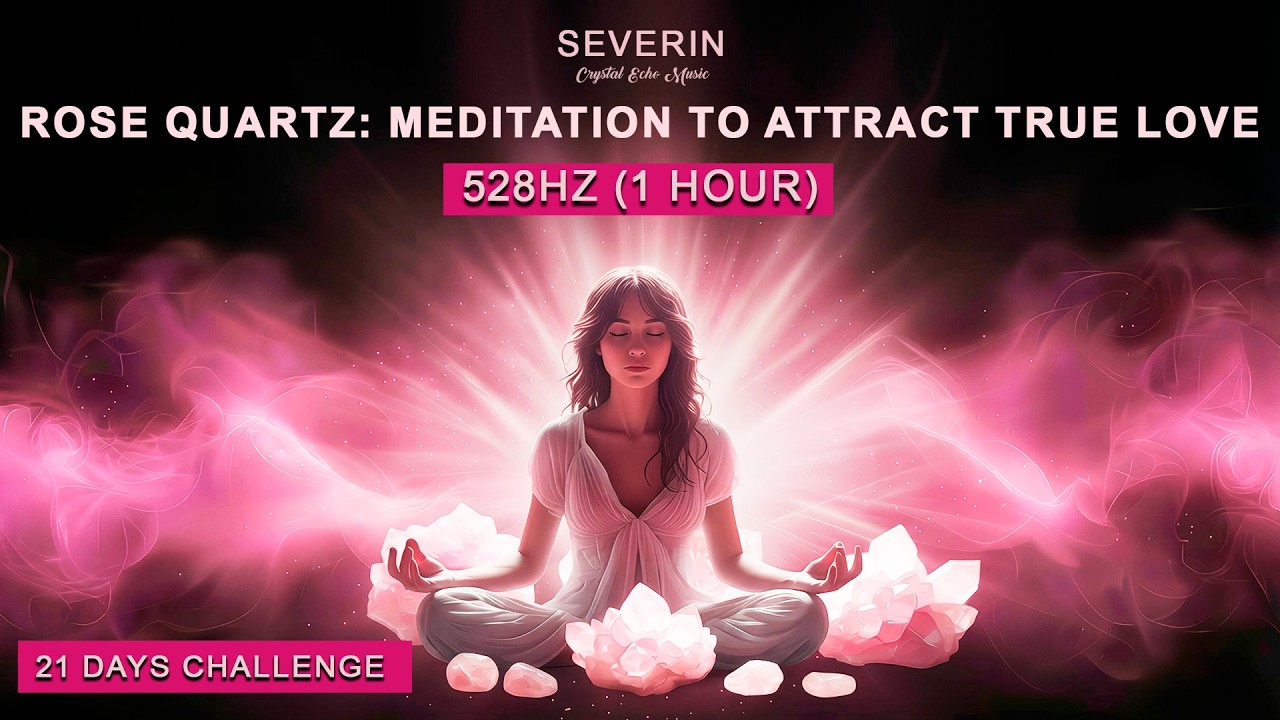 Rose Quartz: A Magnet for Your Soulmate. 528Hz Meditation to Attract True Love (1 hour)