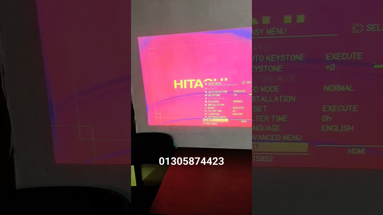 Hitachi projector LCD prism change #hitachi #projector