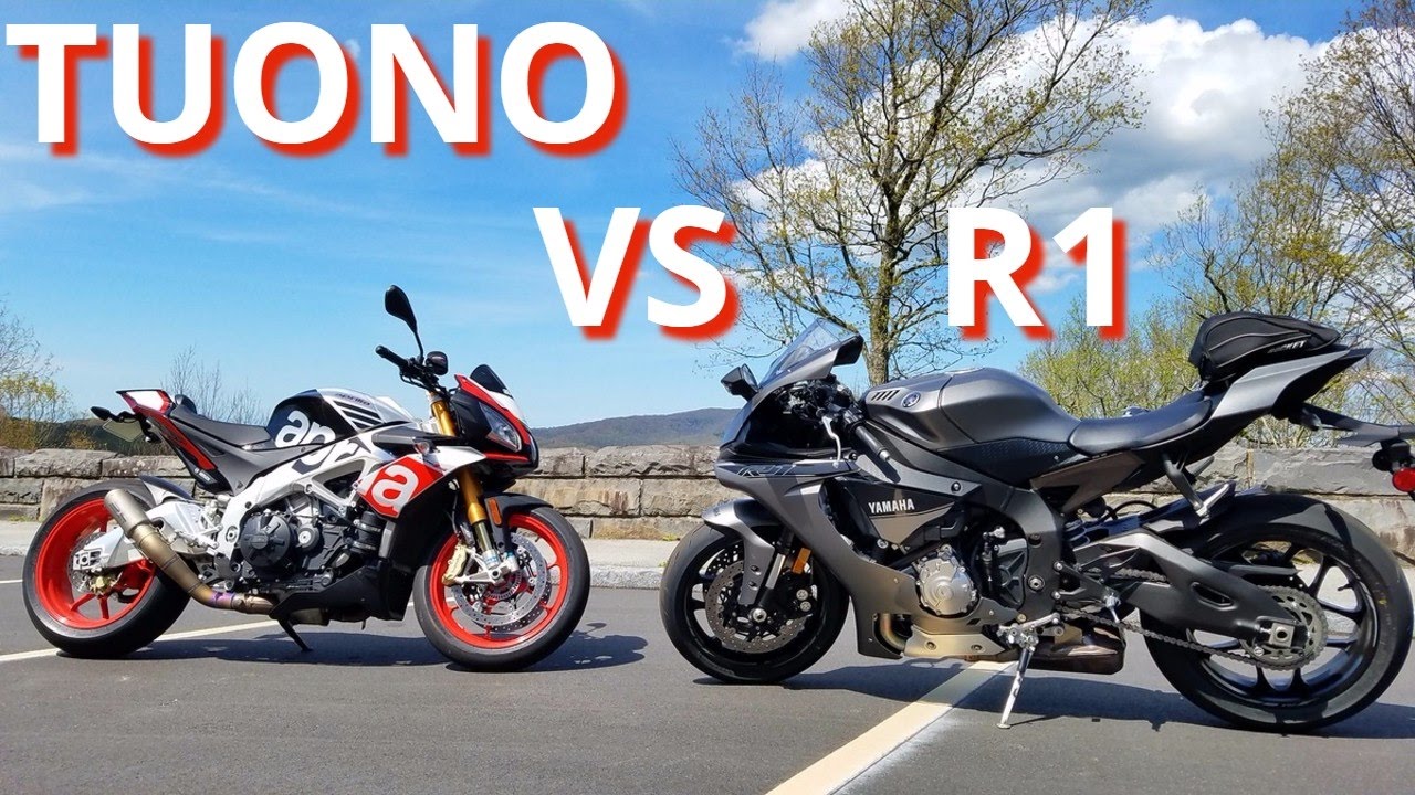 2016 Aprilia Tuono VS 2016 Yamaha R1