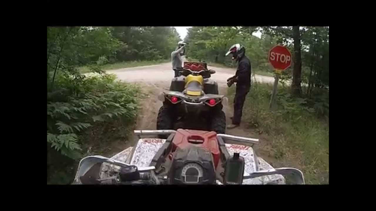 Leota to St. Helen ATV trails and routes.