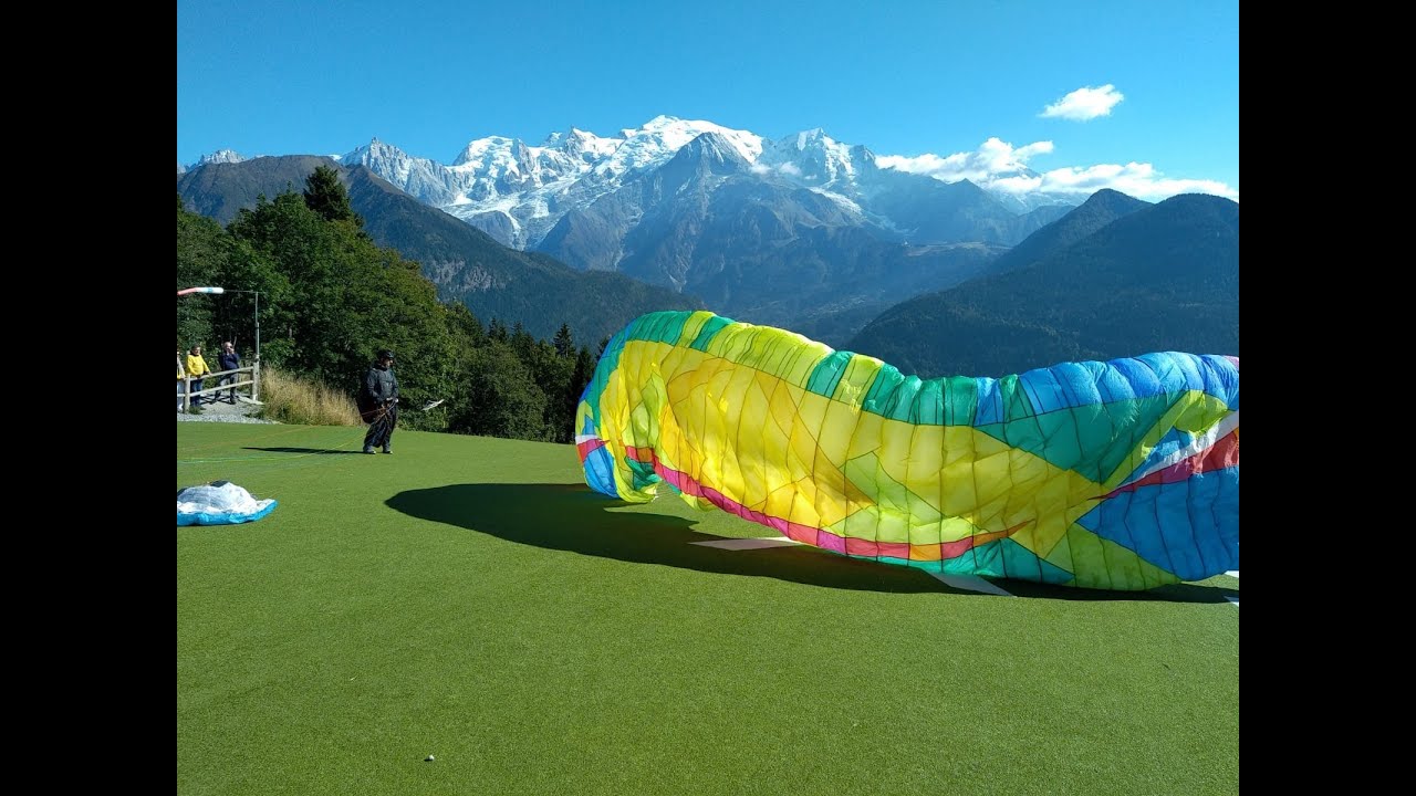 Vol Rando parapente de Varan à Chamonix 21 10 24