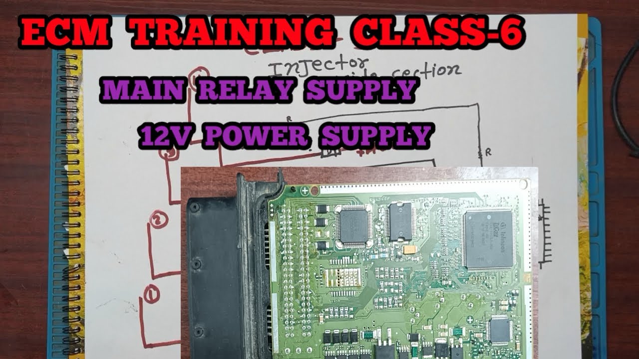 ECM Training Class-6 || Edc17c55 Ecm || 12v power supply#ecmrepair #ecmtraining #ecm #ecmtraining 