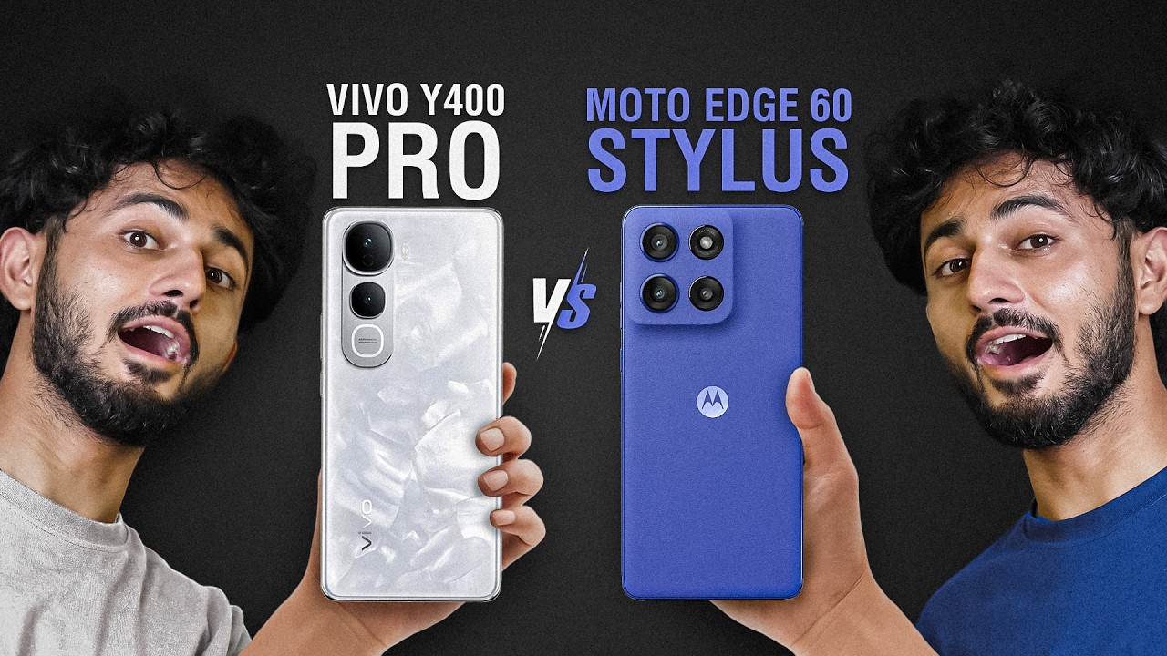 Smartphone under ₹25,000 Comparison⚡️ Vivo Y400 Pro vs Moto Edge 60 Stylus