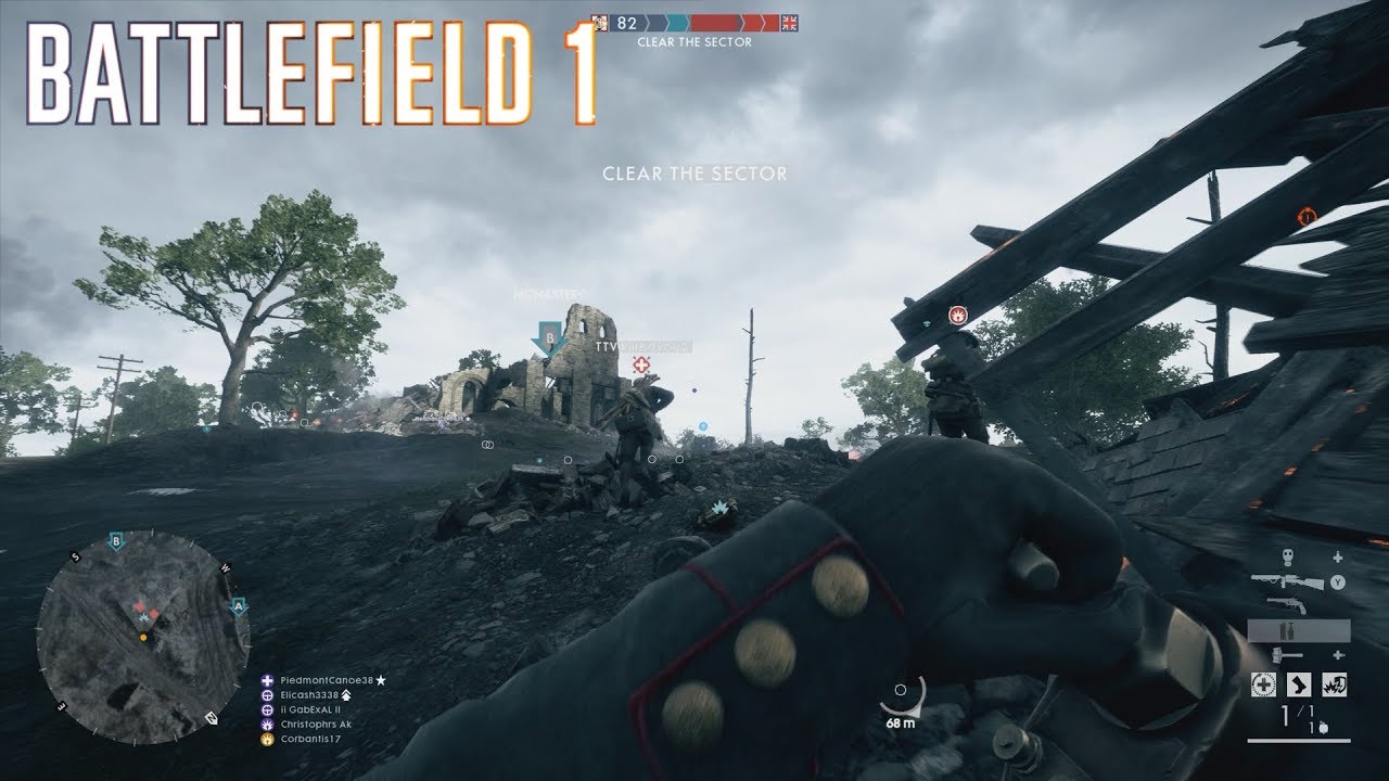 Battlefield 1 Multiplayer #110 ::Operations:: The Tryhard Weapon Again - No Commentary