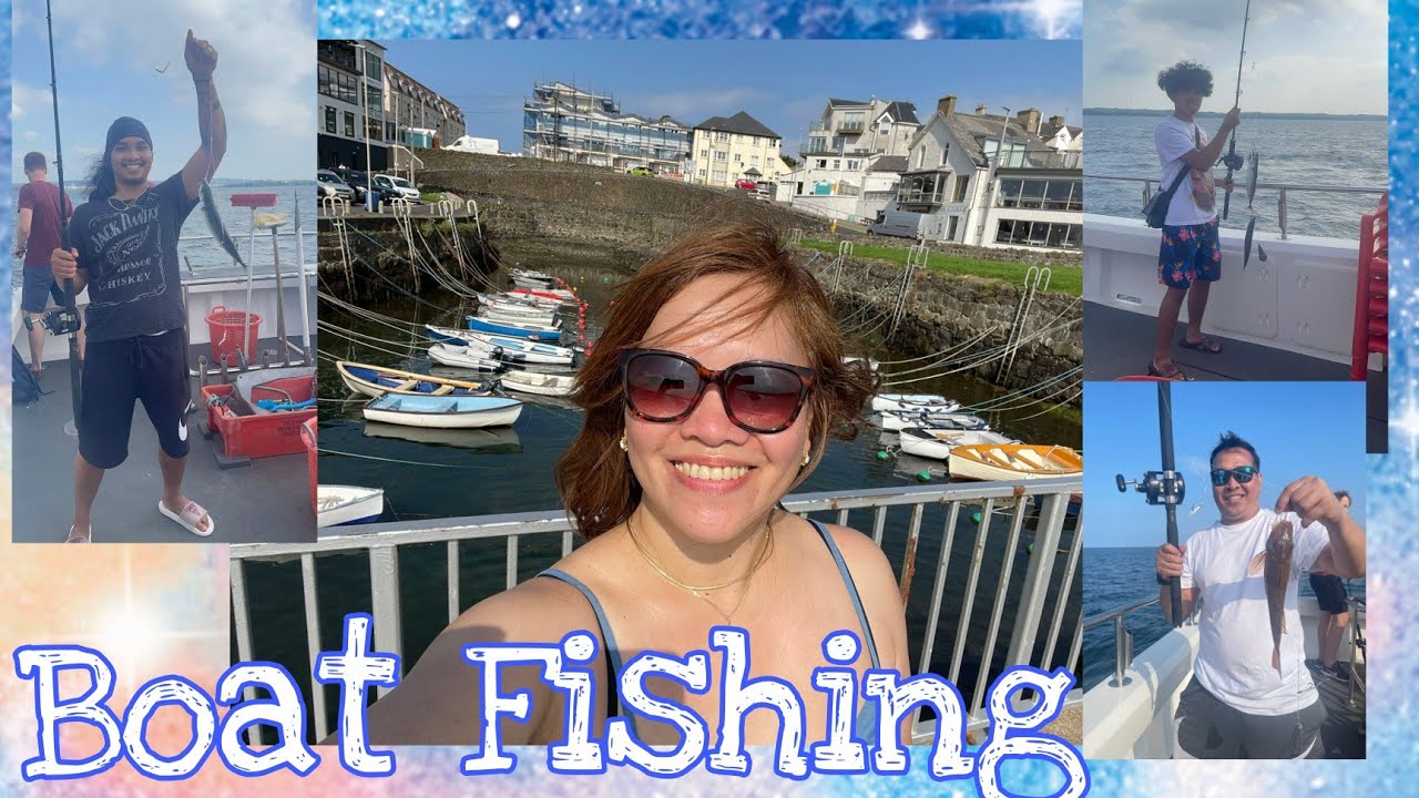 Boat Fishing in Portrush Northern Ireland. My boys had a great time. #Marilouslove #Boatfishing