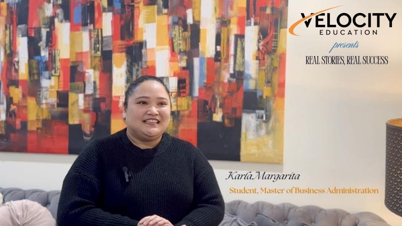 Velocity Education - Real Stories, Real Success - Karla Margarita, MBA Student (Melbourne)