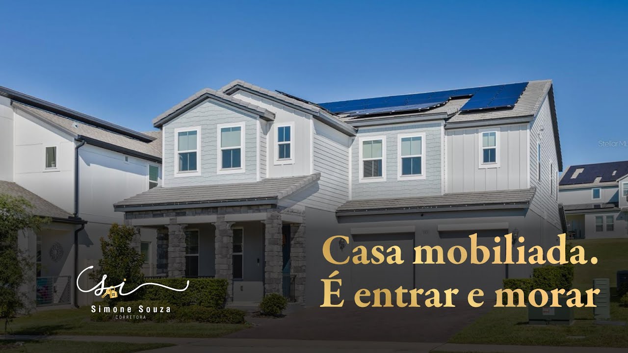 Casa mobiliada. E entrar e morar.