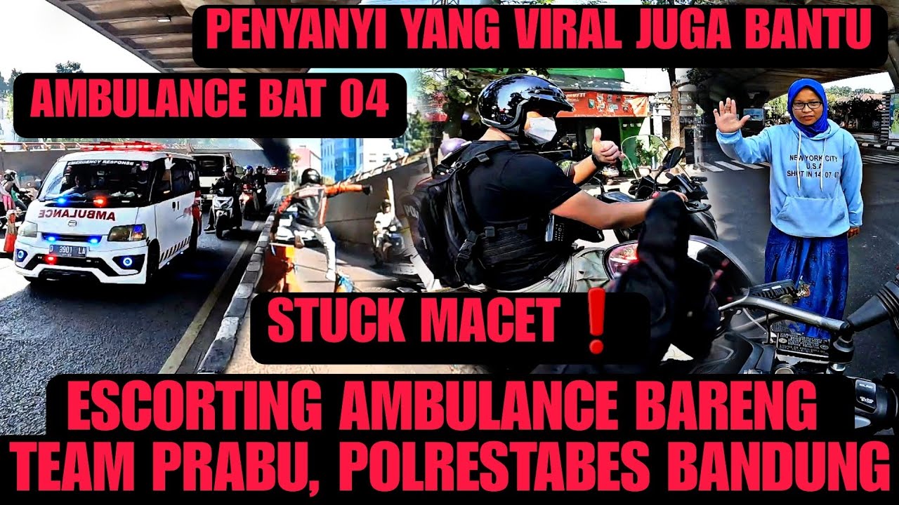 PASIEN SANGAT EMERGENCY❗STUCK DI LAMPU MERAH, SAMPAI LARI MEMBUKA RUANG BUAT AMBULANCE ...