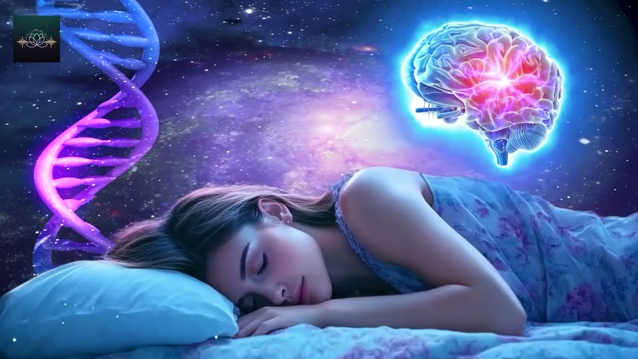 528Hz + 432Hz | The Deepest Healing Sleep: DNA Repair, Heal Damage In The Body and Spirit