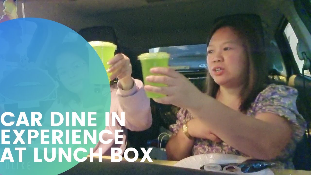 CAR DINE IN EXPERIENCE AT LUNCH BOX #cardinein #dinein #dubaiattractions #foodie