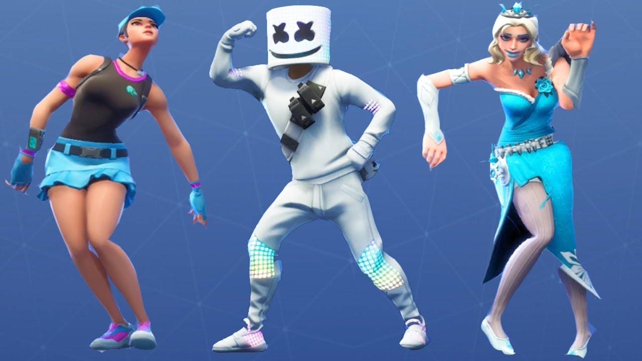 Fortnite All Dances Season 1-7 Updated to Marsh Walk