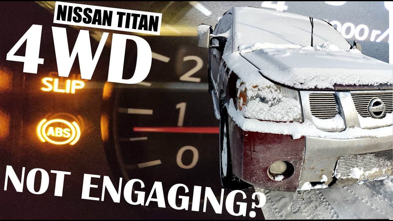 NISSAN TITAN 4WD NOT ENGAGING, ABS & SLIP LIGHTS ON DIAG & REPAIR | EASY ONE THIS TIME
