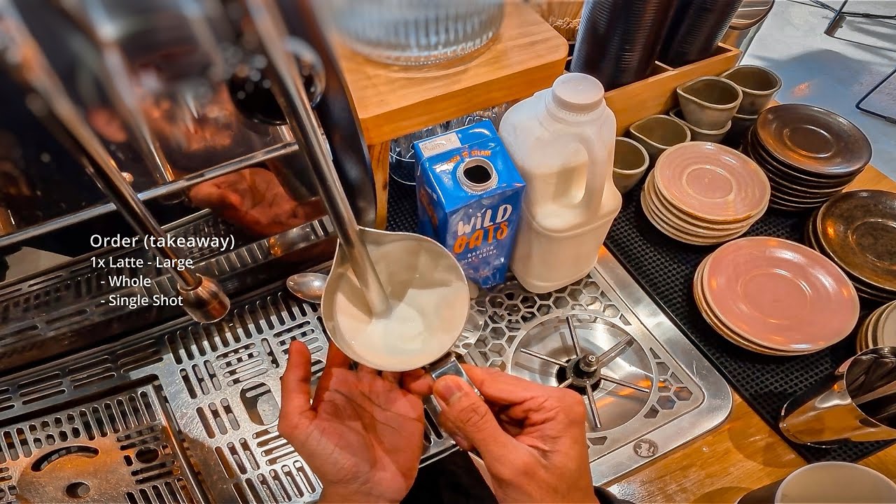 POV - Slow and Calm barista workflow
