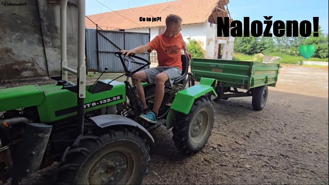 Projížďka s MT8-132.32 #3 | Zahradní práce #5 | Poprvé jsem couval