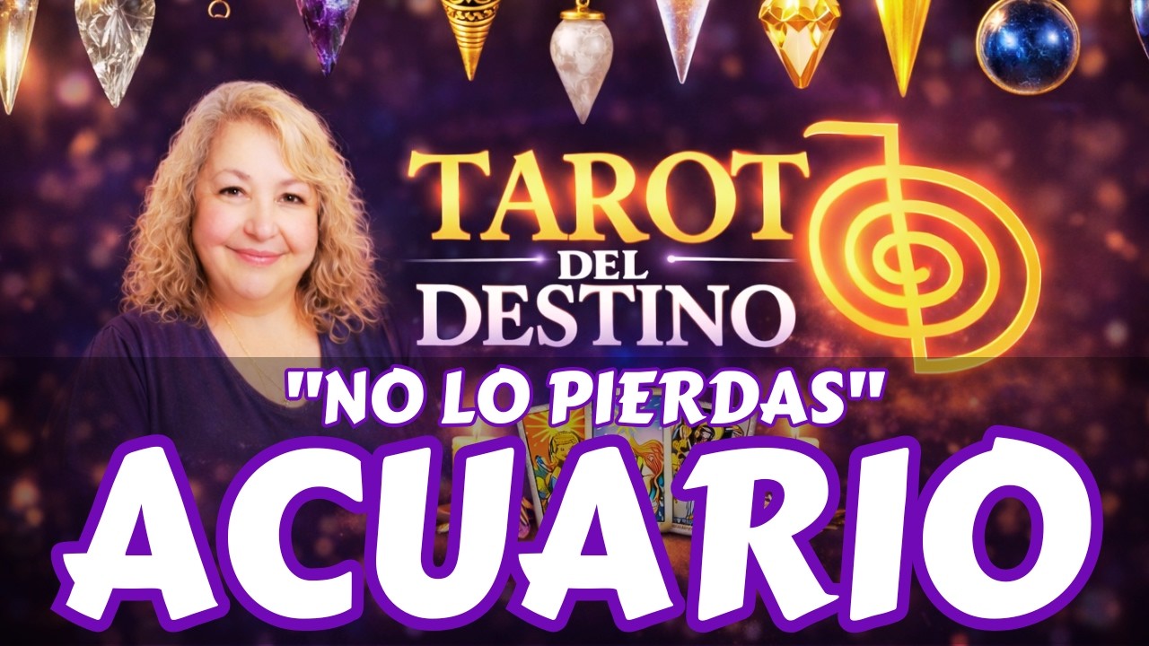 ACUARIO ♒ ESTE AMOR ES REAL… NO LO PIERDAS POR DESCONFIAR | Tarot del Destino #acuario