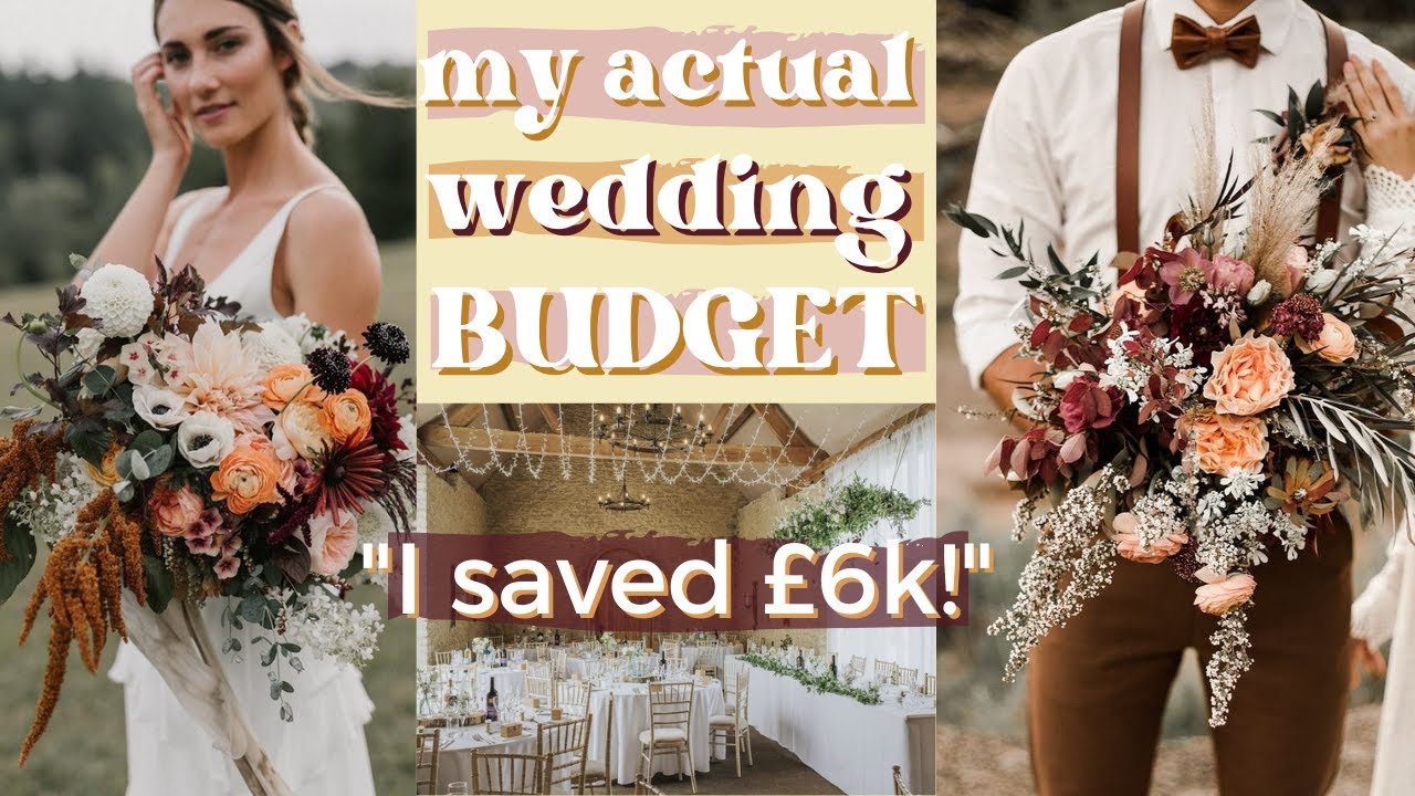 MY REAL UK WEDDING BUDGET | Money saving tips + accurate wedding costs breakdown | TheGingerFringe