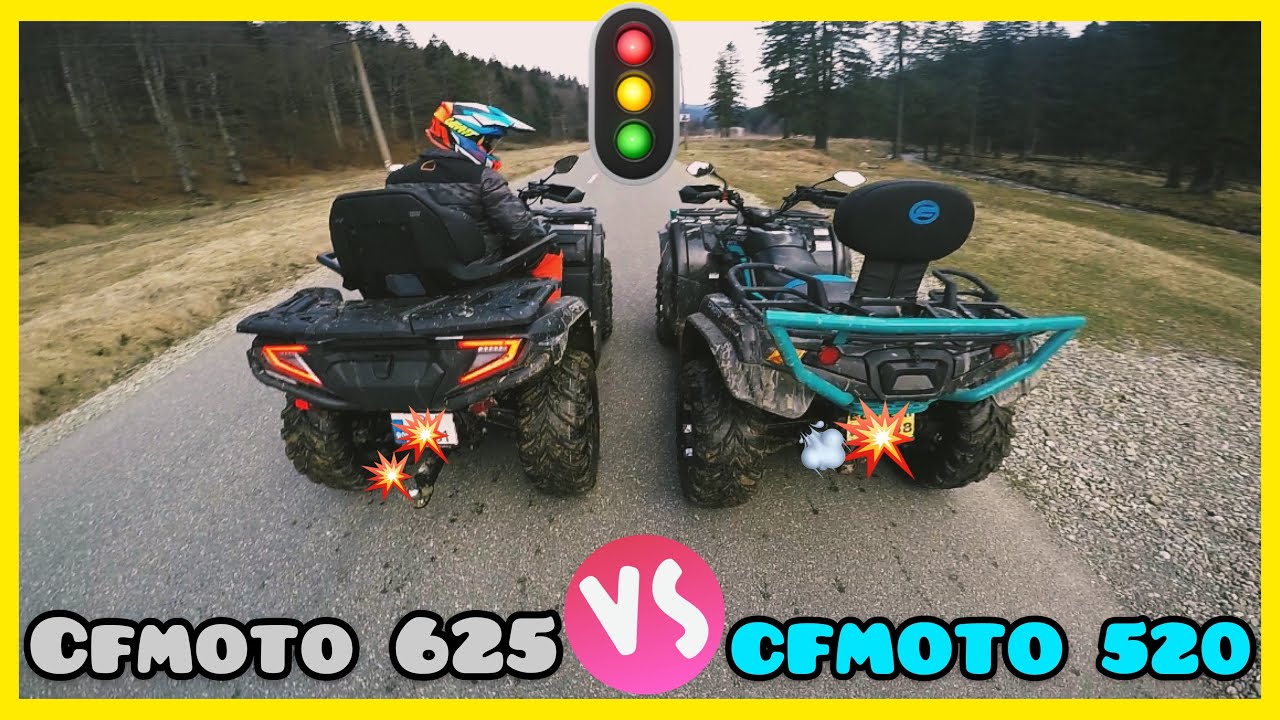 2021 CFMOTO CFORCE 625 vs 520 DRAG RACE 🏁