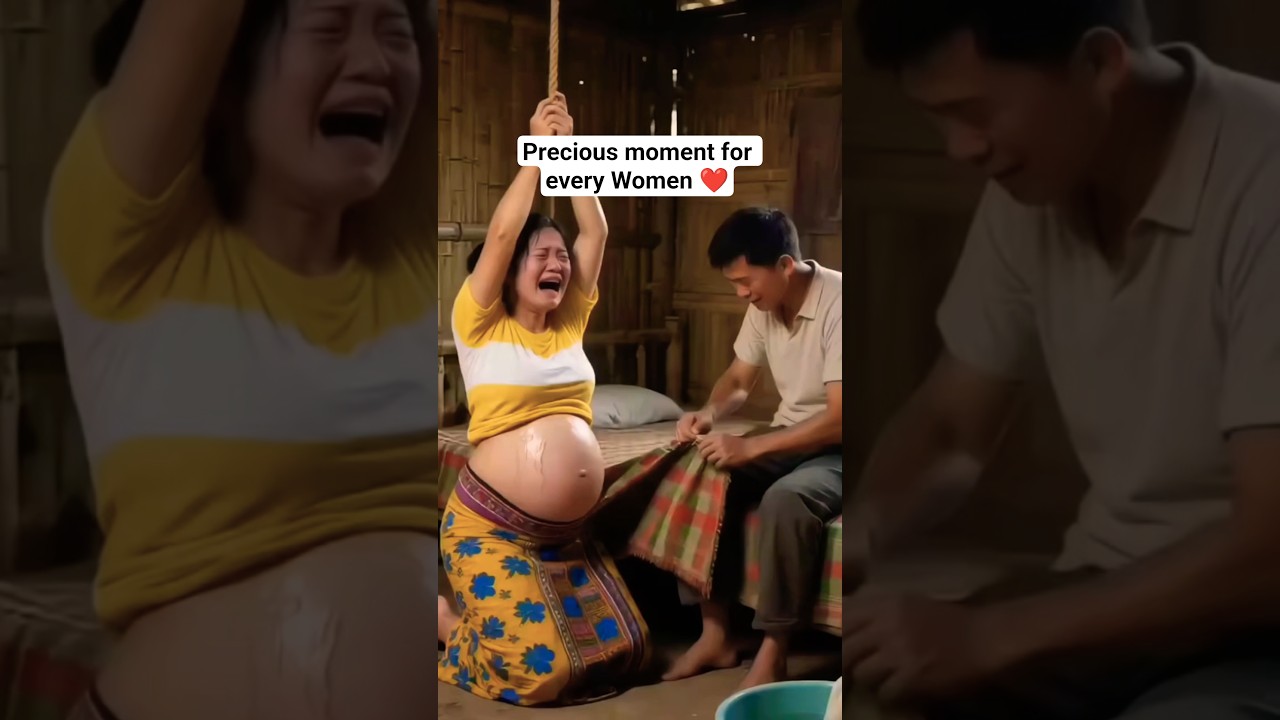 Giving birth🤰 #reels #villagerlifestyle #myhappyvillagelifestyle #birth #birth #newborn #cute